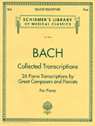Collected Transcriptions piano sheet music cover